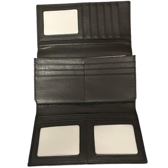 Cruis RFID Black Leather Tri-Fold Wallet - Picture 3 of 6